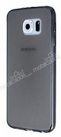 Dafoni Aircraft Samsung i9800 Galaxy S6 Ultra nce effaf Siyah Silikon Klf