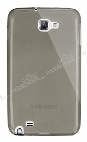Dafoni Aircraft Samsung N7000 Galaxy Note Ultra nce effaf Siyah Silikon Klf