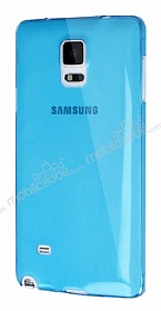 Dafoni Aircraft Samsung Galaxy Note Edge Ultra nce effaf Mavi Silikon Klf