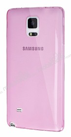 Dafoni Aircraft Samsung N9100 Galaxy Note 4 Ultra nce effaf Pembe Silikon Klf