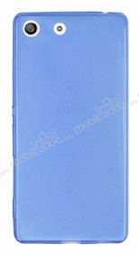 Sony Xperia M5 Ultra nce effaf Mavi Silikon Klf
