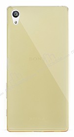 Dafoni Aircraft Sony Xperia Z5 Premium Ultra nce effaf Gold Silikon Klf