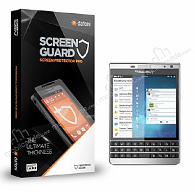 Dafoni BlackBerry Passport Silver Edition Tempered Glass Premium Cam Ekran Koruyucu