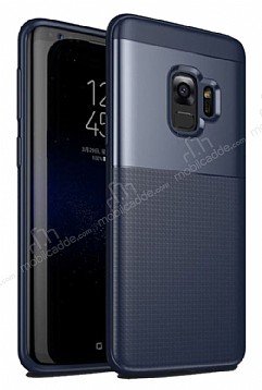 Dafoni Business Shield Samsung Galaxy S9 Plus Lacivert Silikon Klf