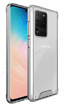 Dafoni Clear Hard Samsung Galaxy S20 Ultra Sper Koruma Klf