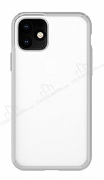 Dafoni Clear Union iPhone 11 Ultra Koruma Beyaz Klf