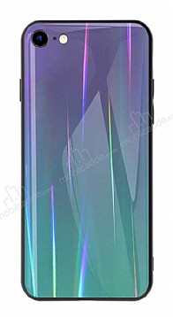 Dafoni Colorful iPhone SE 2020 Cam Yeil Klf
