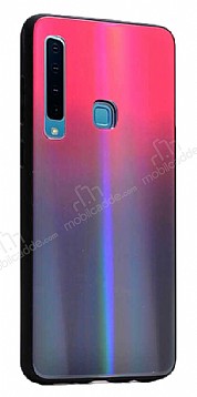 Dafoni Colorful Samsung Galaxy A7 2018 Cam Krmz Klf