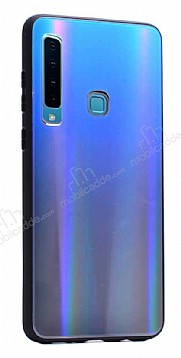 Dafoni Colorful Samsung Galaxy A7 2018 Cam Lacivert Klf