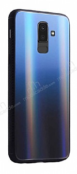 Dafoni Colorful Samsung Galaxy J8 Cam Lacivert Klf