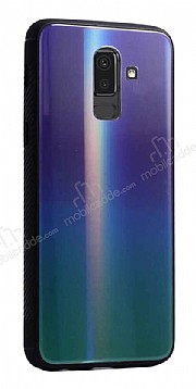Dafoni Colorful Samsung Galaxy J8 Cam Yeil Klf