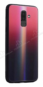 Dafoni Colorful Samsung Galaxy J8 Cam Krmz Klf