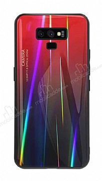 Dafoni Colorful Samsung Galaxy Note 9 Cam Krmz Klf