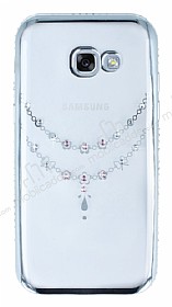 Dafoni Crystal Dream Samsung Galaxy A5 2017 Tal Necklace Silver Kenarl Silikon Klf