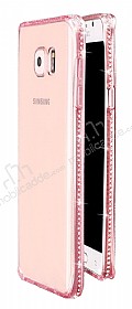 Dafoni Crystal Dream Samsung Galaxy Note 5 Tal Rose Gold Silikon Klf