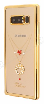 Dafoni Crystal Dream Samsung Galaxy Note 8 Tal Necklace Silikon Klf