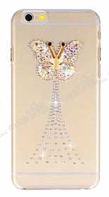 Dafoni Cyrstal Dream iPhone 6 Plus / 6S Plus Kelebek Kristal Klf