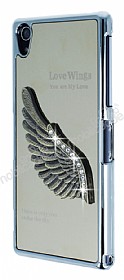 Dafoni Eagle Wings Sony Xperia Z2 Gold Metal Rubber Klf