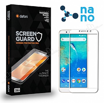 Dafoni General Mobile GM 8 Nano Premium Beyaz Ekran Koruyucu