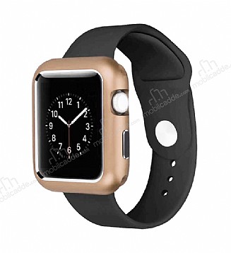 Dafoni Glass Guard Apple Watch 4 / Watch 5 Metal Gold Klf 44mm