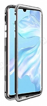 Dafoni Glass Guard Huawei Mate 30 Pro Metal Kenarl Cam Silver Klf