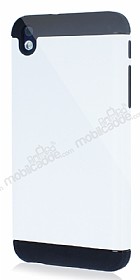 Dafoni HTC Desire 816 Slim Power Ultra Koruma Beyaz Klf