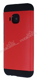 Dafoni HTC One M9 Slim Power Ultra Koruma Krmz Klf