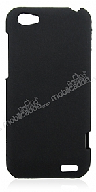 Eiroo HTC One V Kumlu Siyah Rubber Klf