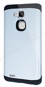 Dafoni Huawei Ascend Mate 7 Slim Power Ultra Koruma Silver Klf
