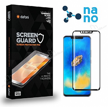 Dafoni Huawei Mate 20 Pro Curve Nano Premium Siyah Ekran Koruyucu