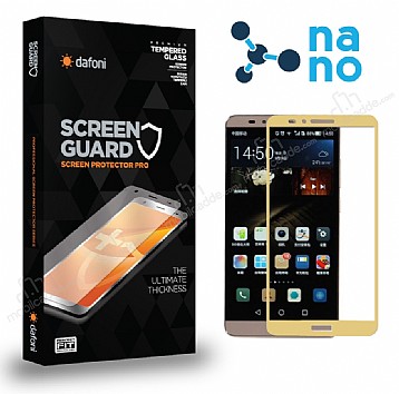 Dafoni Huawei Mate 8 Nano Premium Gold Ekran Koruyucu