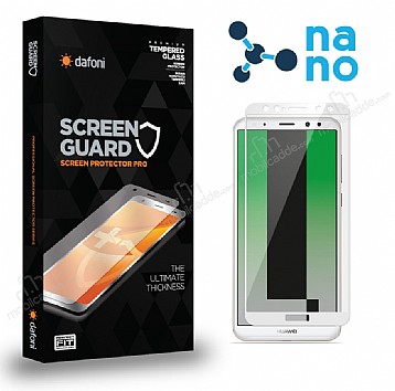 Dafoni Huawei P10 Lite Nano Premium Beyaz Ekran Koruyucu