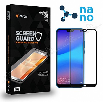 Dafoni Huawei P20 Lite Nano Premium Siyah Ekran Koruyucu