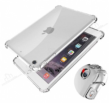 Dafoni Hummer Apple iPad 10.2 (2021) Ultra Koruma Silikon Kenarl effaf Klf
