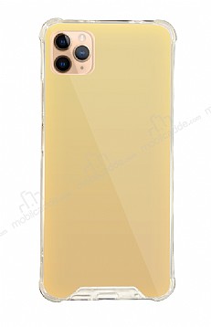 Dafoni Hummer Mirror iPhone 11 Pro Max Aynal Gold Silikon Klf