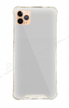 Dafoni Hummer Mirror iPhone 11 Pro Max Aynal Silver Silikon Klf