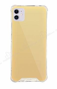 Dafoni Hummer Mirror iPhone 12 Mini 5.4 in Aynal Gold Silikon Klf