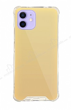 Dafoni Hummer Mirror iPhone 12 / 12 Pro 6.1 in Aynal Gold Silikon Klf