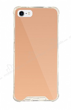 Dafoni Hummer Mirror iPhone SE 2020 Aynal Rose Gold Silikon Klf