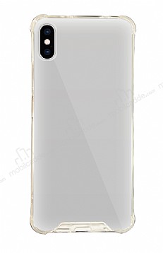 Dafoni Hummer Mirror iPhone XS Max Aynal Silver Silikon Klf