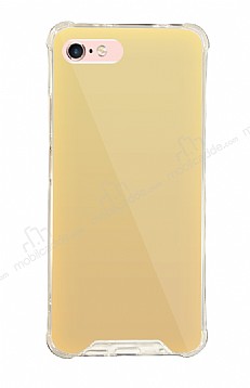 Dafoni Hummer Mirror iPhone 6 / 6S Aynal Gold Silikon Klf