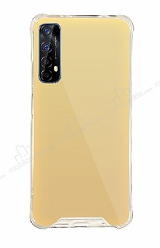 Dafoni Hummer Mirror Realme 7 Aynal Gold Silikon Klf