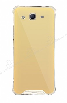 Dafoni Hummer Mirror Samsung Galaxy J7 / J7 Core Aynal Gold Silikon Klf