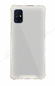 Dafoni Hummer Mirror Samsung Galaxy M31s Aynal Silver Silikon Klf