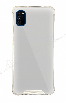 Dafoni Hummer Mirror Samsung Galaxy M21 Aynal Silver Silikon Klf