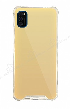 Dafoni Hummer Mirror Samsung Galaxy M21 Aynal Gold Silikon Klf