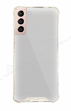 Dafoni Hummer Mirror Samsung Galaxy S21 Aynal Silver Silikon Klf