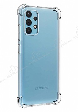 Dafoni Hummer Samsung Galaxy A32 4G Ultra Koruma Silikon Kenarl effaf Klf