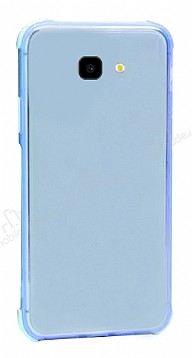 Dafoni Hummer Samsung Galaxy J7 Prime / Prime 2 Ultra Koruma Silikon Kenarl Mavi Klf