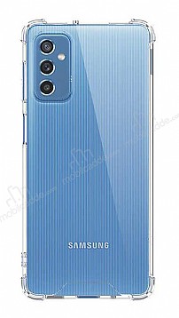 Dafoni Hummer Samsung Galaxy M52 5G Ultra Koruma Silikon Kenarl effaf Klf